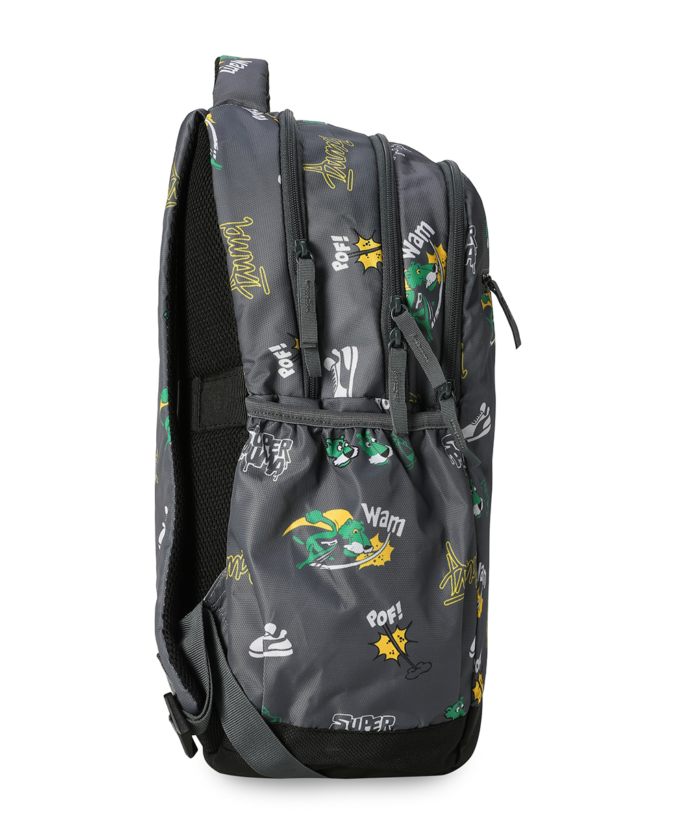 PUMA Unisex Typography Grey Backpack